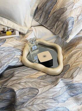 轻MLC-阿曼奢120s绒纯棉四件套全棉绣花单被套棉床高档四季裸睡长