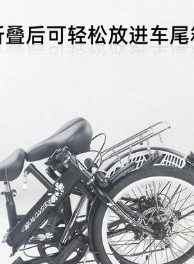 亲子2自行折车母车带小孩溜娃双NOX胞胎子人叠变速碟刹接送童车