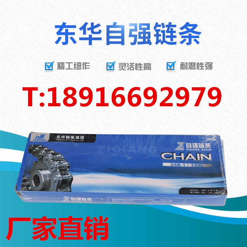 单双排东华自强链条04C 08B 10A 12A 16A 20A 24A 32A 48A 传动链
