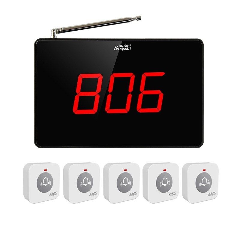 迅铃R10R15屏显接收主机医院茶楼餐厅咖啡厅网吧银行棋牌呼叫器
