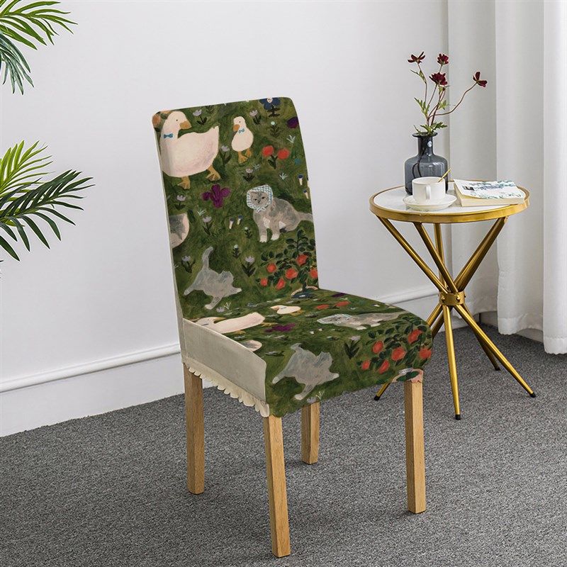 卡通清新小狗椅套家用椅垫套罩餐椅套弹力全包凳子座椅被套通用,居家布艺,椅套/椅垫,淘宝优惠券,粉丝福利购,淘宝优惠卷