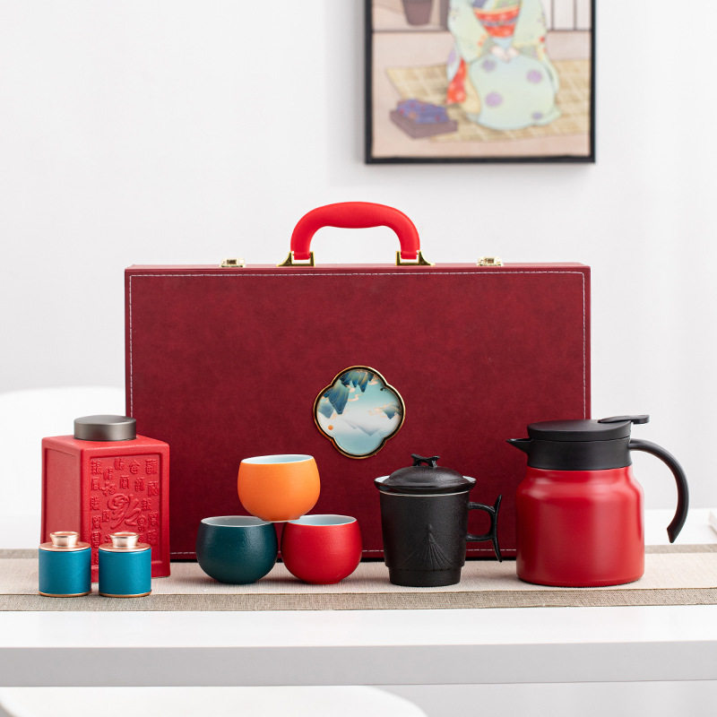 国潮文创商务公司高档礼品尊享茶礼套装可做焖茶壶焖茶杯茶具