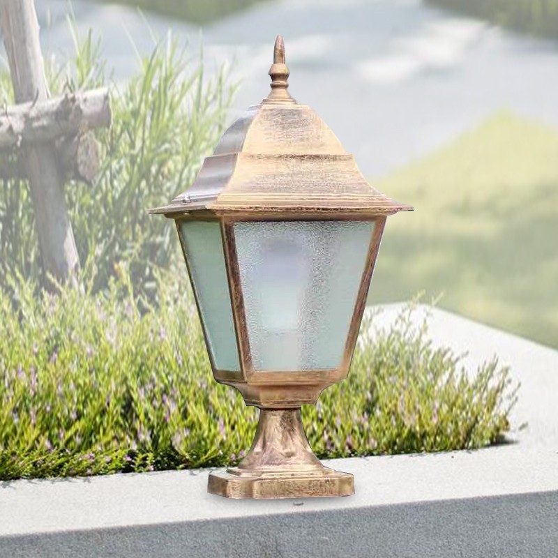 欧式围墙灯柱头灯墙头灯花园灯防水门柱灯四角墙柱灯景观庭院灯