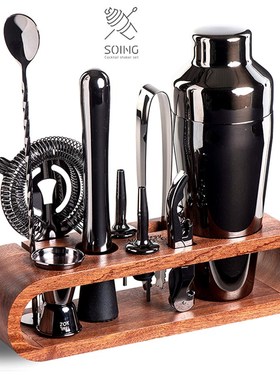 德国ROYL SOING奢华调酒器装雪克壶杯不锈钢调酒器鸡尾酒