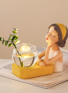 创意迷你水培桌面室内摆件鱼缸植物专用瓶无土绿植容器瓶装饰