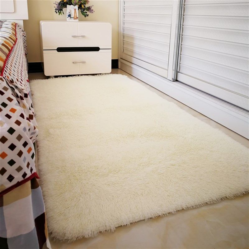 长方形床边地毯卧室地毯满铺丝毛地毯客厅茶几地毯地垫飘窗垫定制
