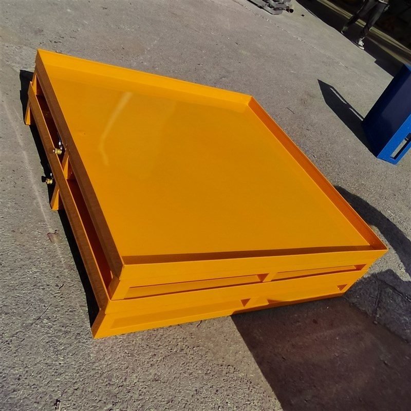 钢制防渗漏托盘工业危化品接油盘油桶栈板防溢出防泄漏托盘平台