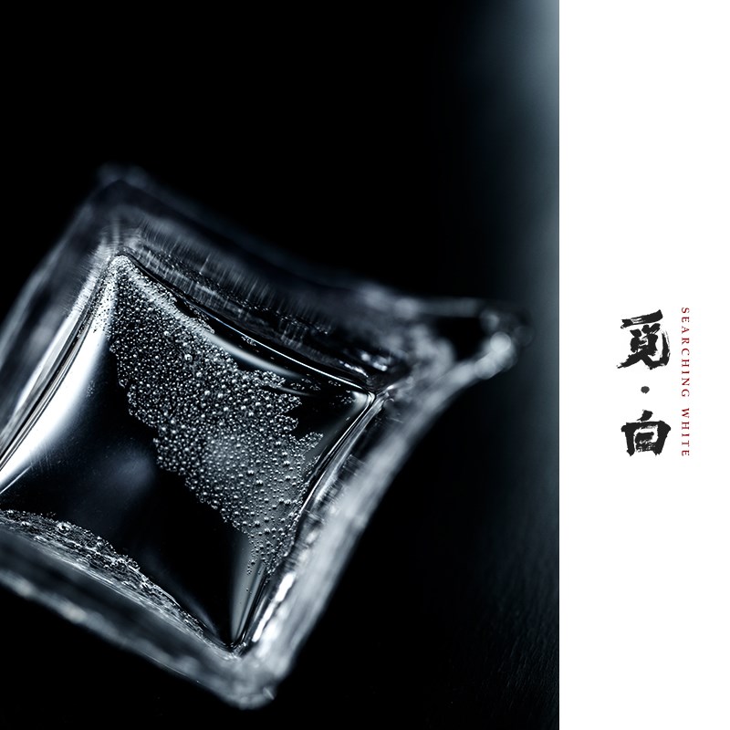 觅白玻璃匀杯气泡公道杯泡茶分茶器加厚茶海茶具配件手工四方耐热