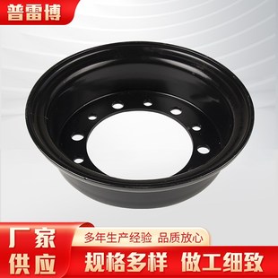 叉车配件后轮钢圈5.00 10轮胎杭叉合力3T 10加厚6mm轮辋轮毂配650