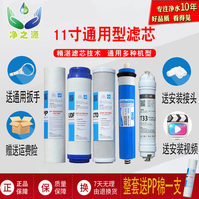 LSD华美依兰金日365D净水器滤芯RO反渗透直饮机11寸PPF活性炭通用