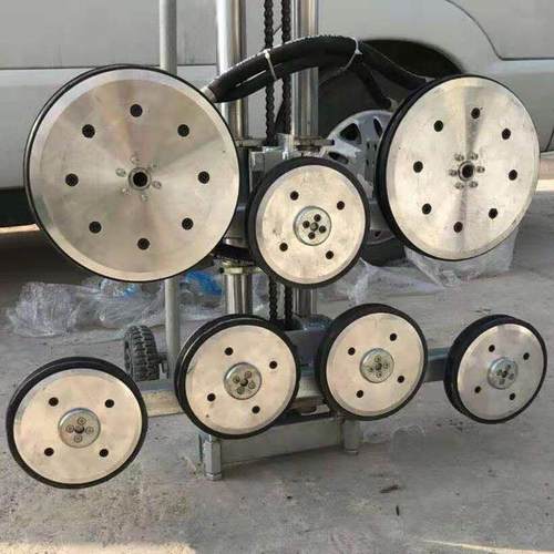 电动锯机大筋混凝土理石金钢属遥控自动切石头切铁绳锯VTT切绳割