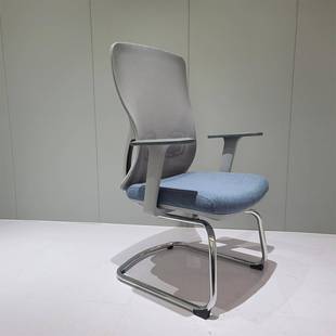 家脑椅011办椅子靠背网布黑色职员椅现代简约用舒电适公转椅活动