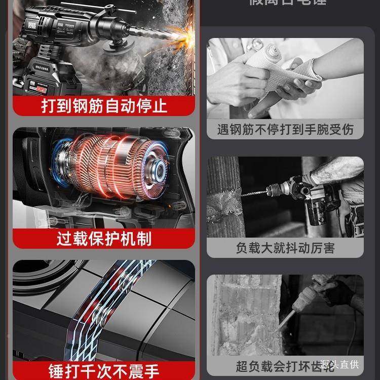 质无刷锂电锤AKX电造电镐充电工式冲击电钻三用大功率混凝土无线,机械设备,其他机械设备,淘宝优惠券,粉丝福利购,淘宝优惠卷