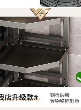 卫间置物地架式多层三角储物架浴FZZ室杂物转角收纳架落洗手间置