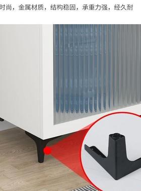 水轻奢岩板客厅餐FNJ边纳柜茶水柜饮水机厨房储物柜壶收烧置物单