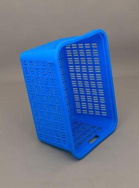 厂家塑料周转箩0塑料箩筐8VGO服装筐蓝色胶箩可套塑料胶框