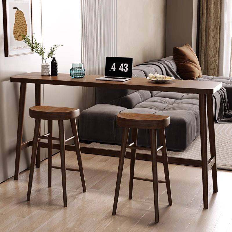 实木吧台桌椅组合简约办公吧台式餐桌家用小户型客厅靠墙高脚桌子,玩具/童车/益智/积木/模型,垂直悬浮玩具,淘宝优惠券,粉丝福利购,淘宝优惠卷