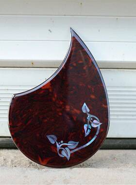 UXK吉弹性软胶护板赛璐珞亚克玫瑰木枫镶木丝印雕刻力他嵌