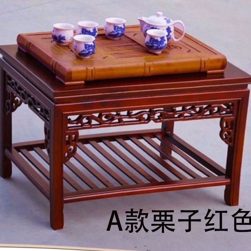 全实木整装长形客厅茶几
