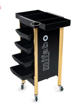 理店发专用染工具车多层W-X183置物推车发廊手拉杠子车多功烫能工