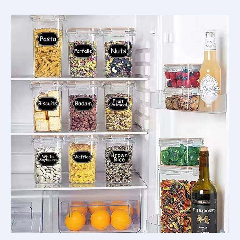 亚马逊爆封款28件套塑料密保鲜物盒厨房盒68350收纳冰箱食整理储