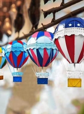 热气球装饰件R62金属吊饰手工艺品影摄摆具酒吧橱窗类道大型落地