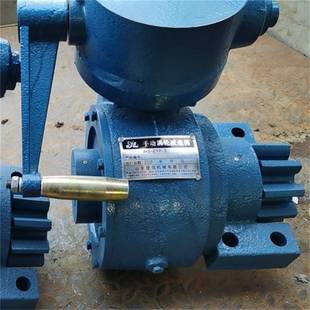 手动涡轮减速器YJS75手摇减速机WS-ZYF-3蒸压釜减速箱蜗杆铜齿轮