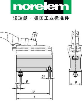 noelem德具朗国原厂直供诺瑞NLM0460用于动力夹的提0460r升件