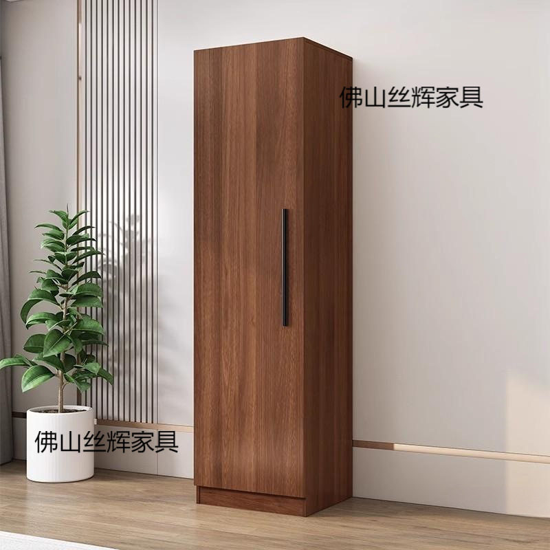 单门木质新中式收纳衣柜