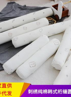 婴宝儿圆缓圆柱枕JC21613塞床缝围挡抱枕宝防护冲床围侧睡靠枕夹