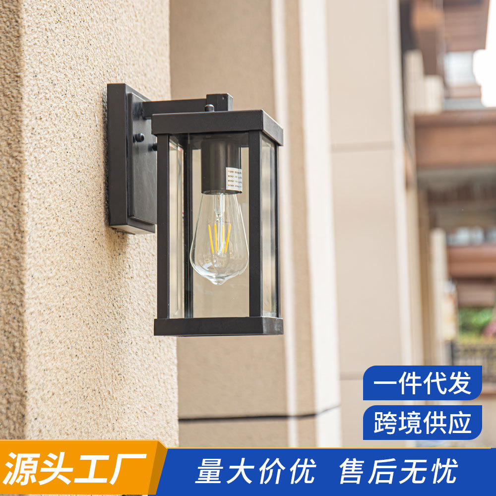 现代简约防水户外壁灯庭院走廊