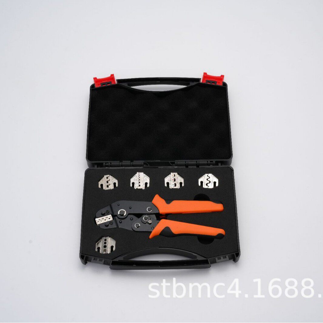 SN工具多功能压线钳可互换模具冷压钳端子压接钳口模工具套装包