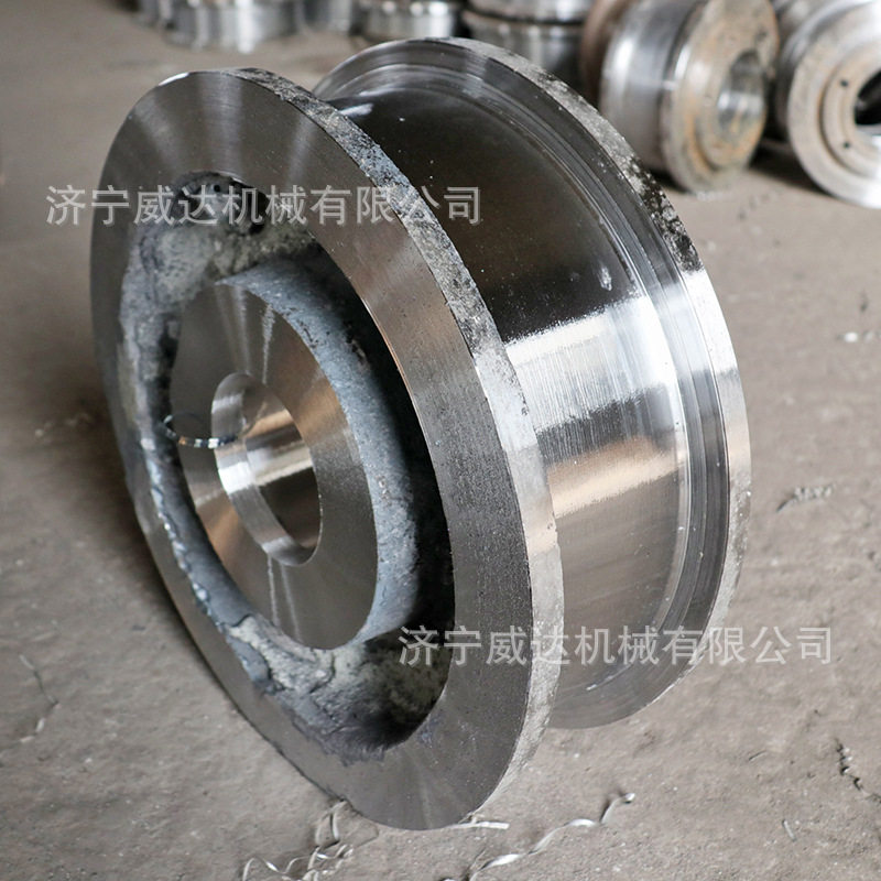 H型双边轨道大承重锻造淬火矿轮