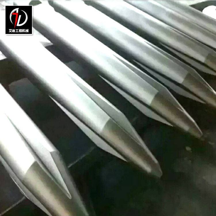 165破碎锤钢钎 克虏伯炮锤炮钎 165锻打钎杆 不易断裂 质量稳定