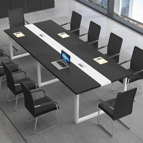 会议长简约现无品牌/代办公桌条椅组桌合会议室长桌桌子洽谈工作