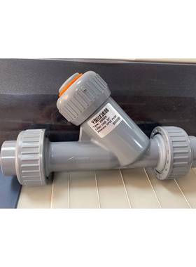 CPVC过滤器Y型过滤器CPVC管道式Y过滤3过滤网拆卸252186器可5063