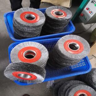 厂家销售镀铜钢丝刷除锈钢辊刷钢丝208丝抛光刷规格品辊种齐全