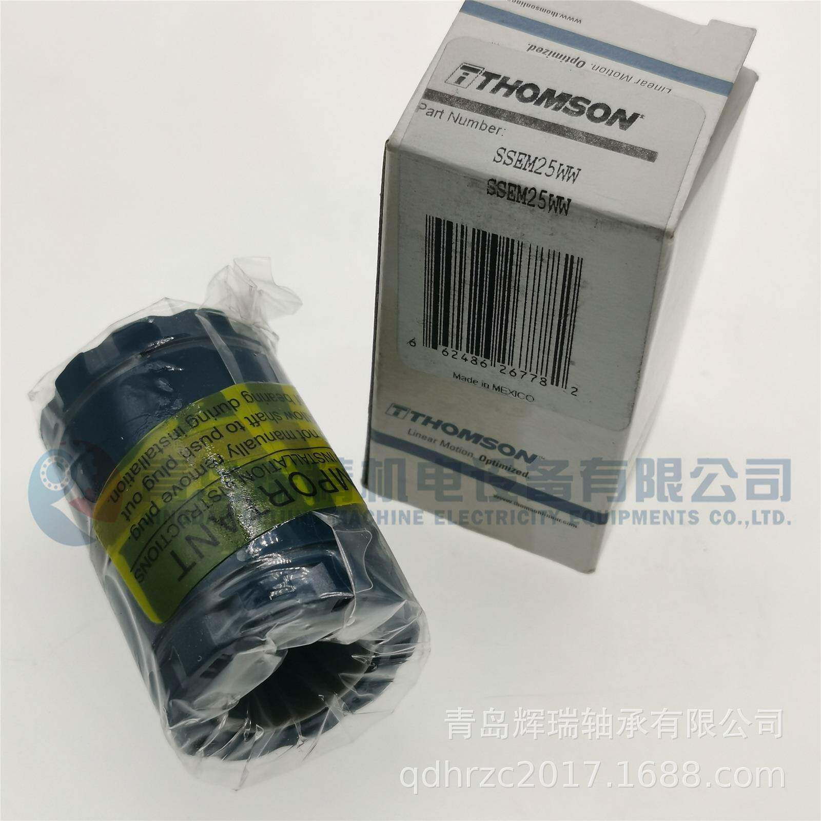THOMSON塑料5直线轴承SmSEM2WW内径25mm外径49650m长度58mm