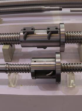 工业丝机器人传动滚0铬珠杠副圆4形法兰螺VOF母多头往复滚珠丝杠