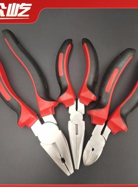 防磁钳子4无OCK磁性丝钳防磁手动工具嘴尖钳斜口钳30不锈钢众克屹