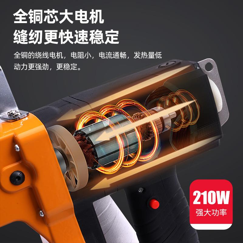 手提飞JHH人牌充型缝包机封包机小型织袋米袋蛇皮编电袋线式封口