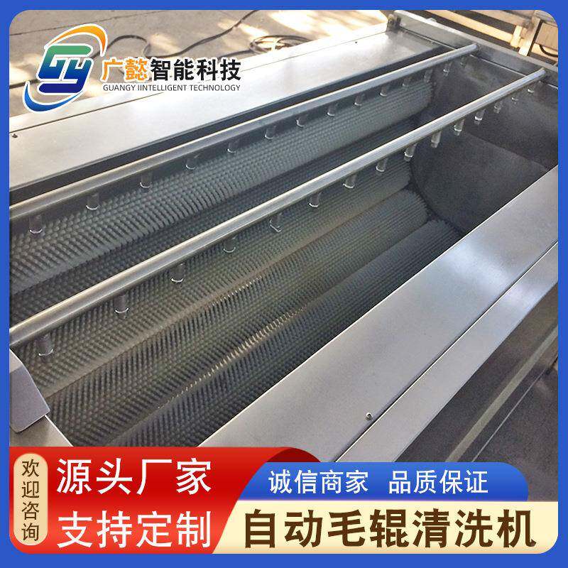 锈不钢根茎类清皮洗设备毛辊红薯去去皮加工定制清洗机大姜去皮机
