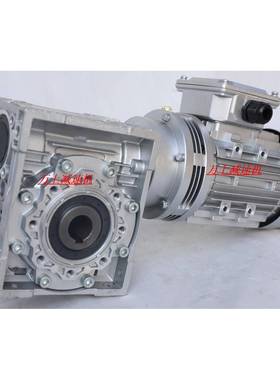 NRV5-10-Y0.18M-F2蜗轮蜗N杆减速箱减速7器涡轮减速RV25RVRV90-15