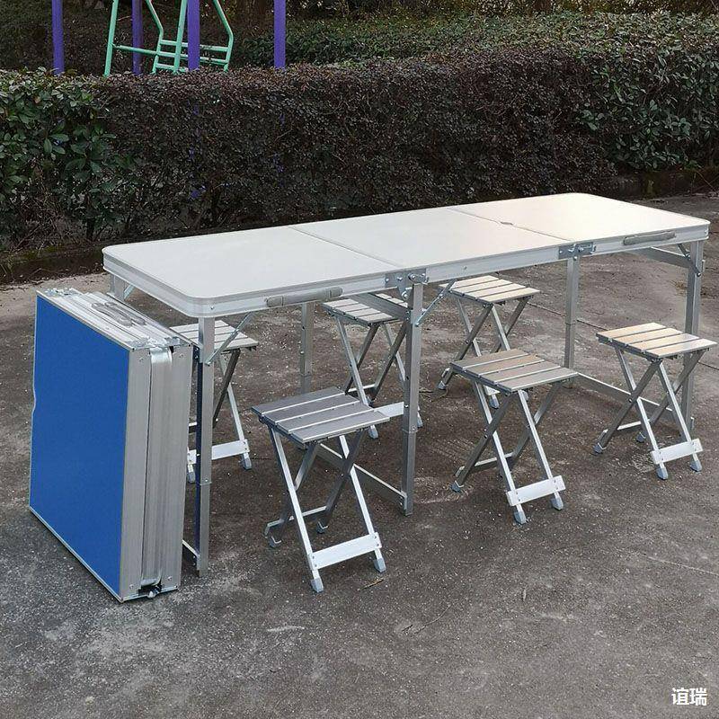 外便携套式折叠户桌烧椅装简易烤餐桌地推摆LYK摊桌活动展业宣传