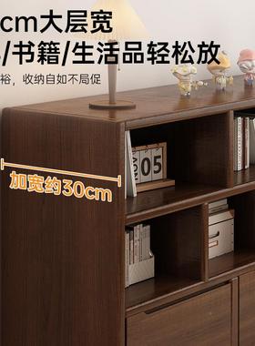 柜储物一柜体靠墙置物柜柜客厅墙边小窄书卧室床边矮柜子飘窗RBU