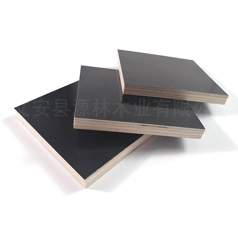 黑色覆膜建筑模杨木不模易劈芯裂清28水板工地板建筑模板木板