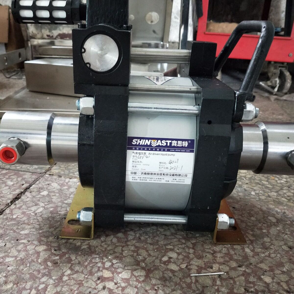 济南赛思特GP130ZY气液增压泵器气动双作用增压泵