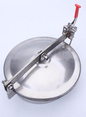 304不锈钢卫生源力级锁扣式压力孔头工厂规压力人孔格齐全圆形压