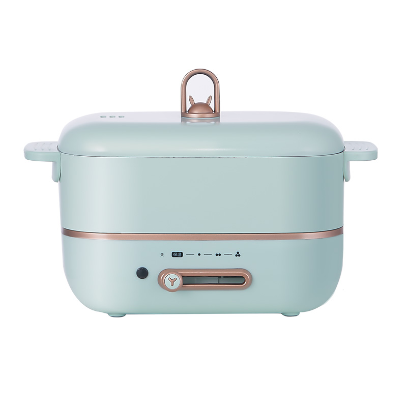 亿虎电煮锅多功能家用小型迷你学生宿舍分体电火锅1-2人电煎炒锅