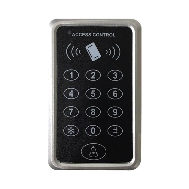 安控T11门禁系统装电子刷卡密码玻璃门门禁一体机电磁力锁